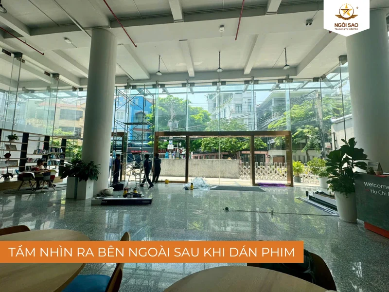 Tầm nhìn sau khi dán phim
