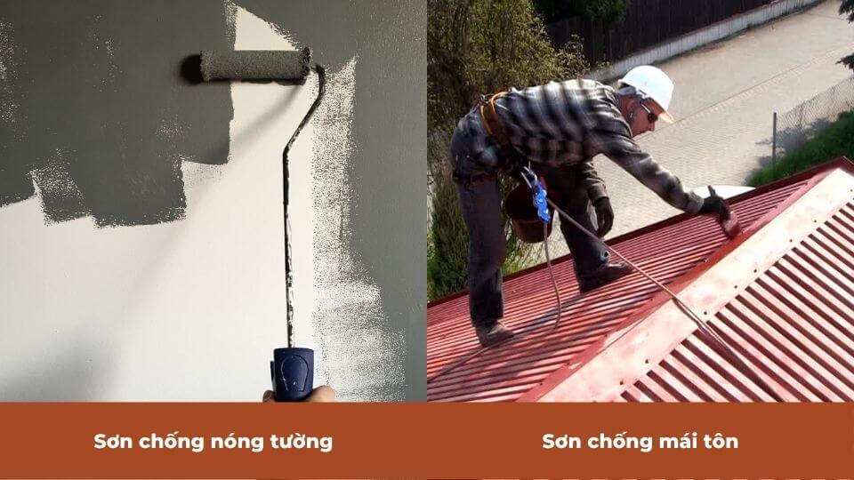 Các loại sơn chống nóng