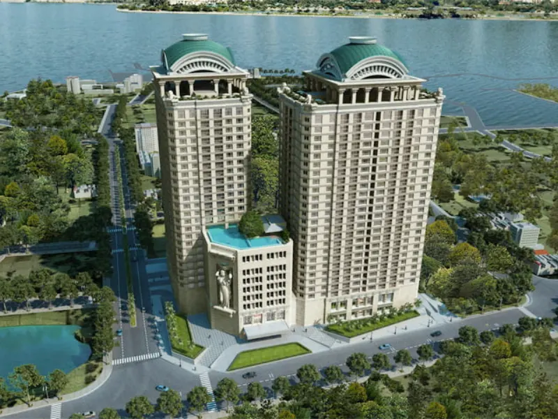 Dự án dán phim cách nhiệt tại Golden Westlake Executive Residences