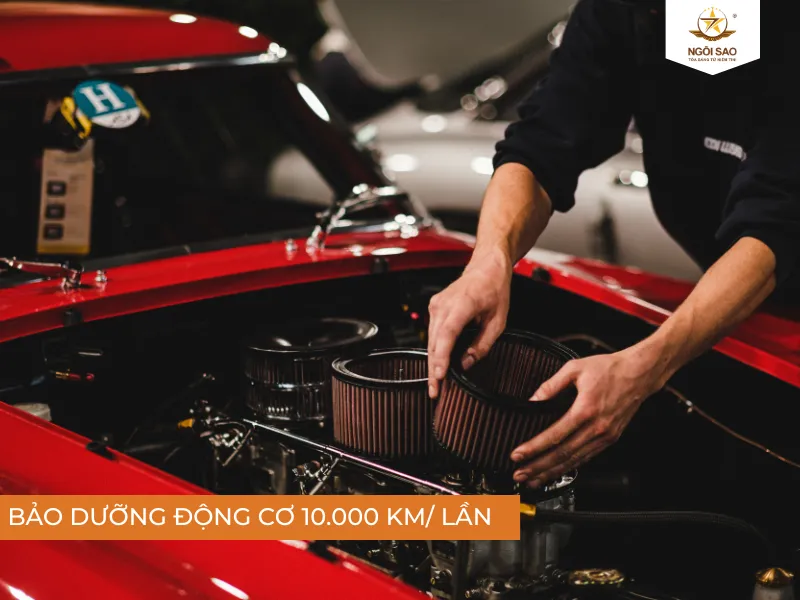 Bao lâu bảo dưỡng xe ô tô 1 lần? Bảo dưỡng động cơ 10.000 Km/ Lần