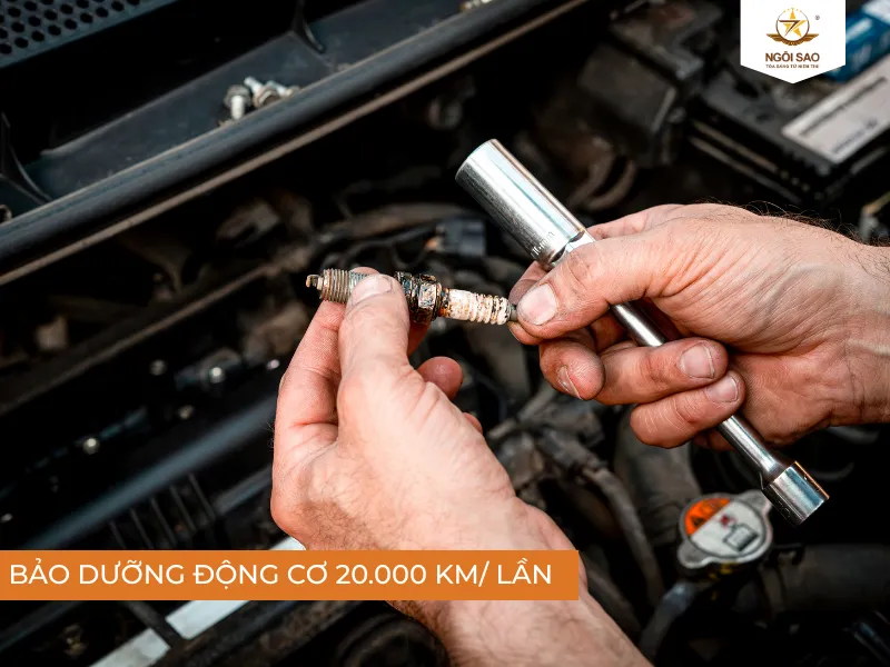 Bao lâu bảo dưỡng xe ô tô 1 lần? Bảo dưỡng động cơ 20.000 Km/ lần