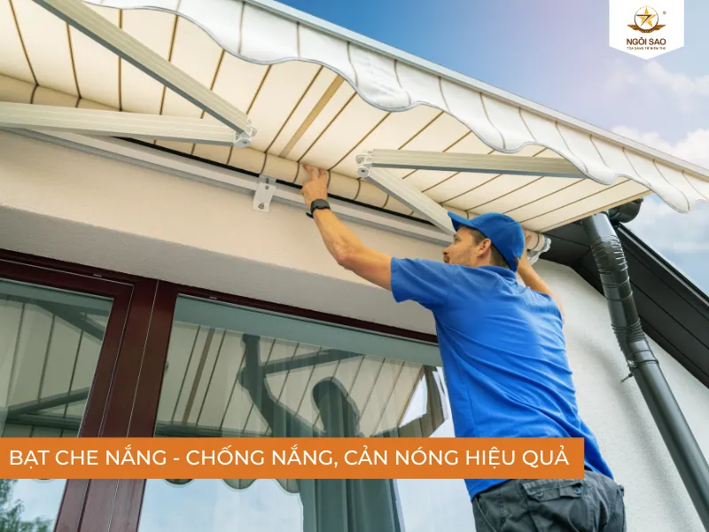 Che nắng và che mưa hiệu quả với bạt che hiện đại