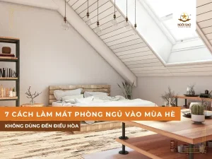 Cách làm mát phòng ngủ vào mùa hè hiệu quả