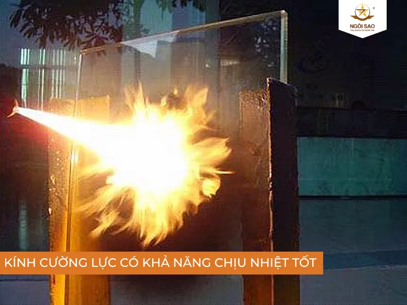 Khả năng chịu sốc nhiệt tốt của kính cường lực
