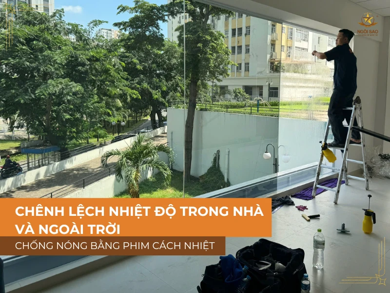 Chênh lệch nhiệt độ trong nhà và ngoài trời