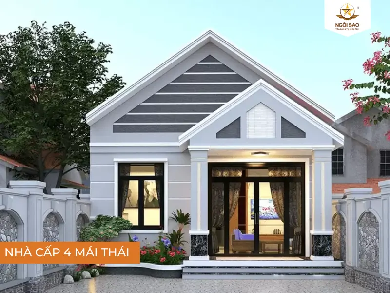 Ưu điểm nhà mái thái