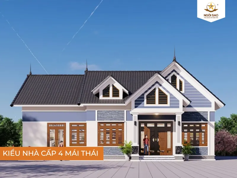 Thiết kế nhà mái thái
