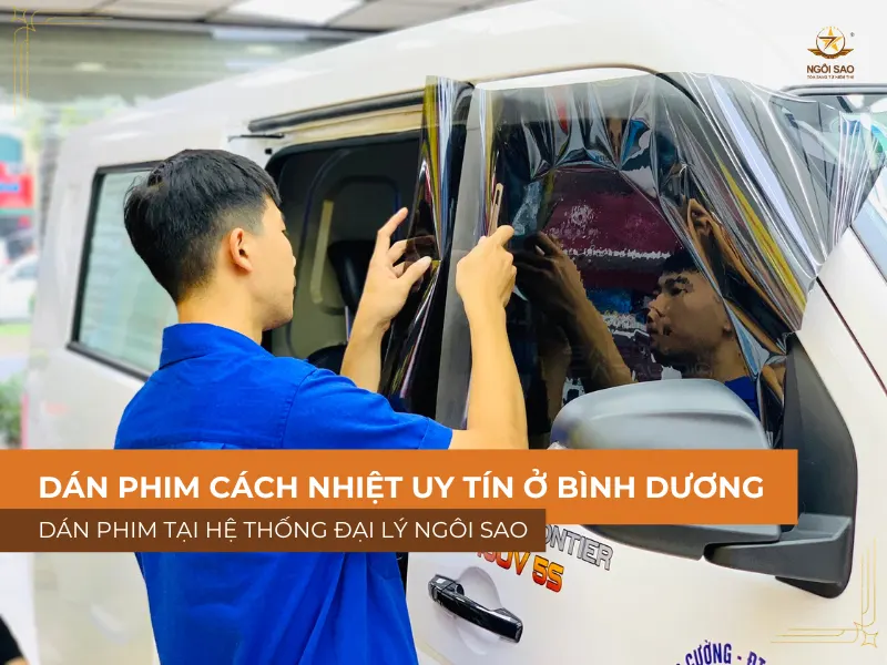 Dán phim cách nhiệt ô tô ở Bình Dương uy tín