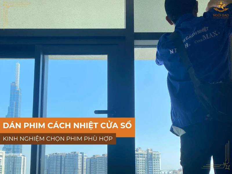 Dán phim cách nhiệt cửa sổ