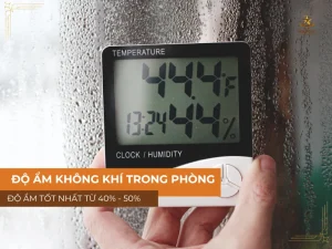Độ ẩm trong không khí bao nhiêu là thích hơp
