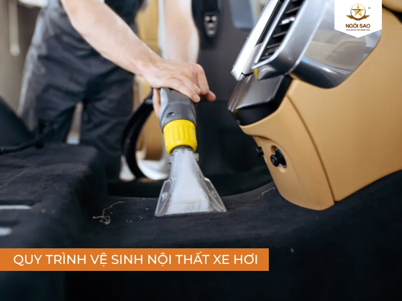 Dọn nội thất ô tô theo quy trình chuẩn hiện nay