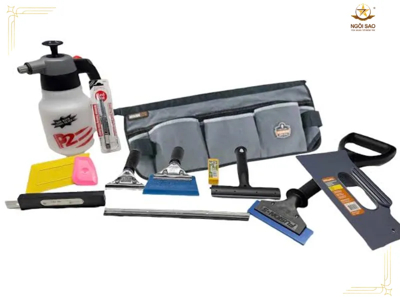 Bộ dụng cụ dán phim cách nhiệt chuyên nghiệp