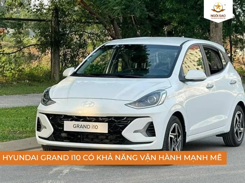 Động cơ và vận hành của Hyundai Grand i10 2022