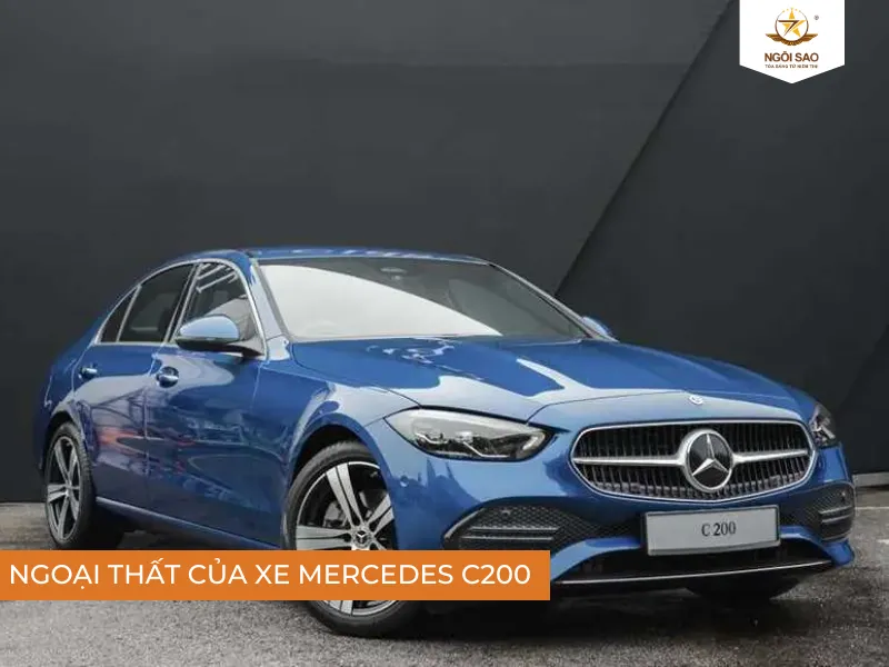 Ngoại thất của xe Mercedes C200