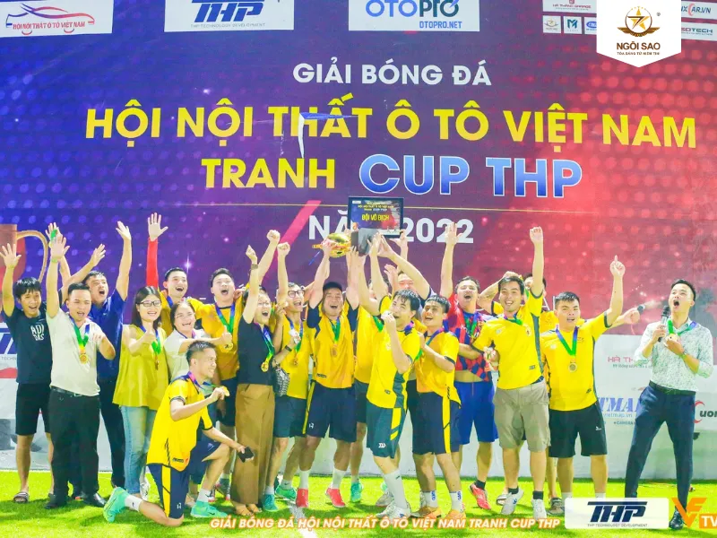 Giải bóng đá hội nội thất ô tô tranh cup THP mùa đầu tiên thành công tốt đẹp
