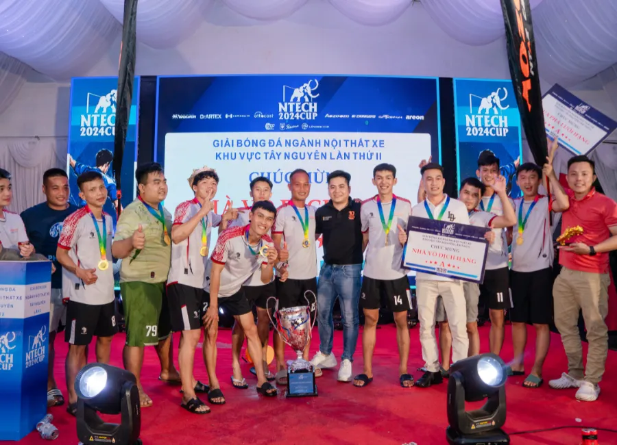 Giải Bóng Đá Nội Thất Xe Khu Vực Tây Nguyên Lần Thứ 2 - Tranh NTECH CUP 2024