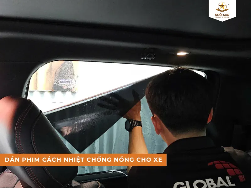 Dán phim cách nhiệt cho xe