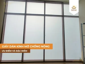 Giấy dán kính chống nóng