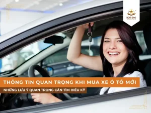 Những lưu ý khi mua xe mới