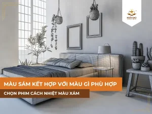 Màu xám kết hợp với màu gì phù hợp nhất