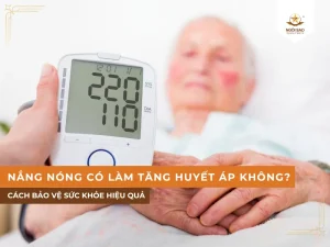 Nắng nóng có làm tăng huyết áp không?