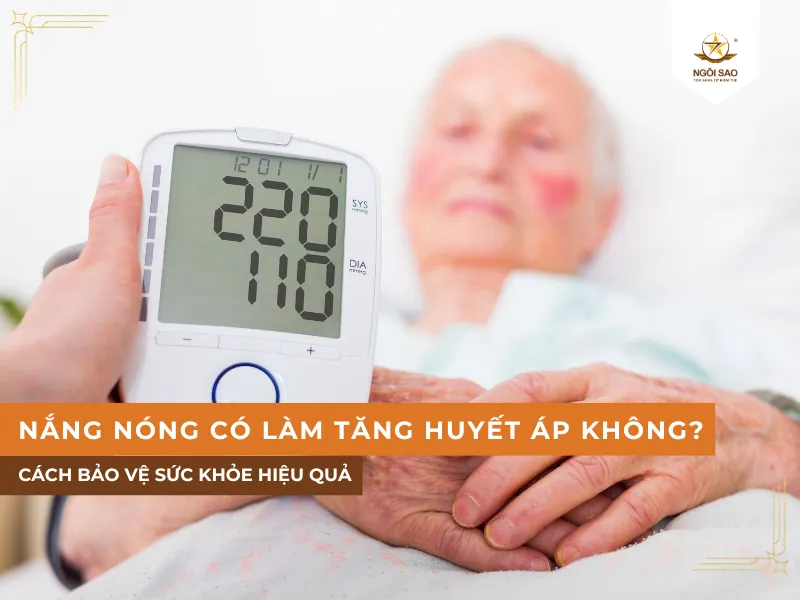 Nắng nóng có làm tăng huyết áp không?