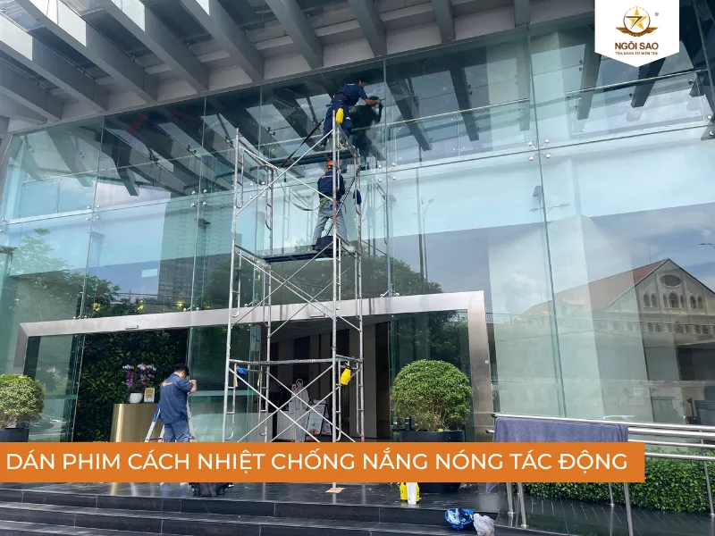 Phim cách nhiệt là giải pháp chống nắng hiệu quả cho không gian kính