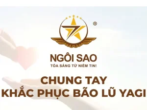 Ngôi Sao chung tay cùng đồng bào khắc phục sau bão Yagi