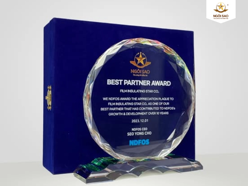 Cup vinh danh của NDFOS