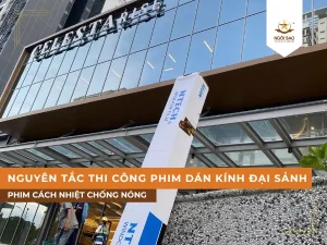 Nguyên tắc thi công kính đại sảnh