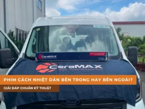 Phim cách nhiệt dán bên trong hay bên ngoài? Giải đáp chuẩn kỹ thuật