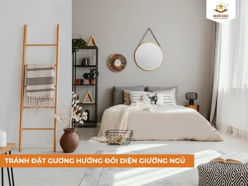 Các đặt gương trong phòng ngủ