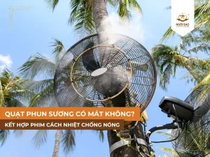 Quạt phun sương có mát không