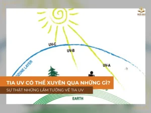 Tia UV có thể xuyên qua những già