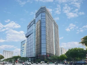 Dán phim cách nhiệt NTECH GREEN 25 cho tòa nhà PVI Tower