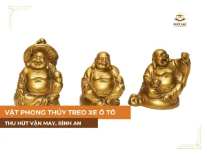 Vật phong thủy treo xe mang lại bình yên và may mắn