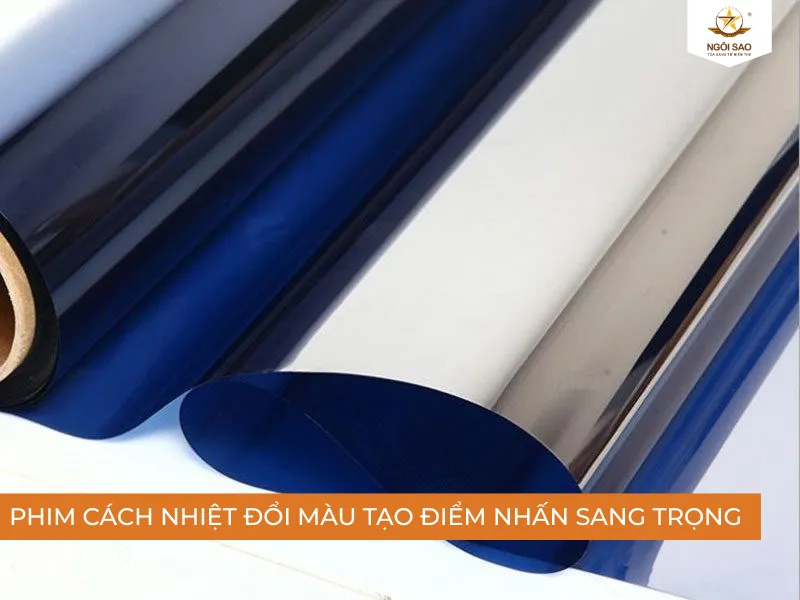 Phim cách nhiệt đổi màu giúp cản ánh nắng mặt trời hiệu quả