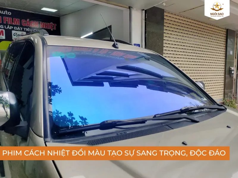 Phim cách nhiệt đổi màu cho ô tô giúp tạo điểm nhấn độc đáo