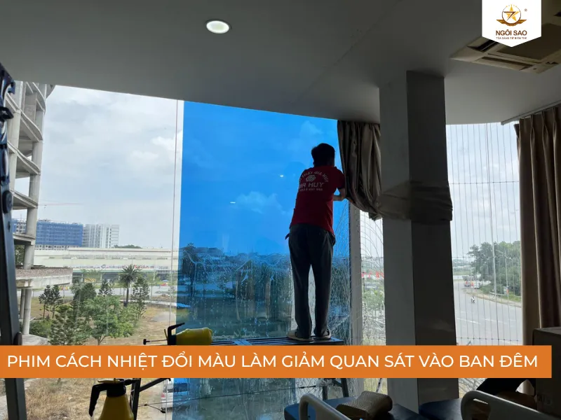 Phim cách nhiệt đổi màu nhà kính tạo sự thẩm mỹ và bảo vệ tối ưu