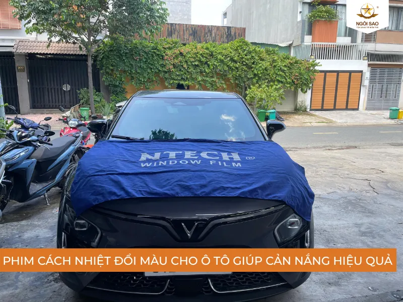 Phim cách nhiệt đổi màu dán cho xe hơi mang lại nhiều hiệu năng