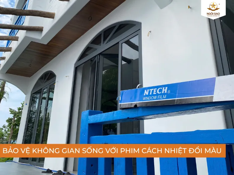 Tạo không gian sống thoải mái với lớp phim cách nhiệt đổi màu cao cấp