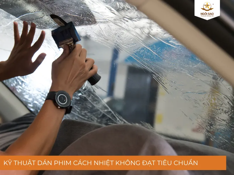 Nguyên nhân làm phim cách nhiệt bị xước và bong tróc