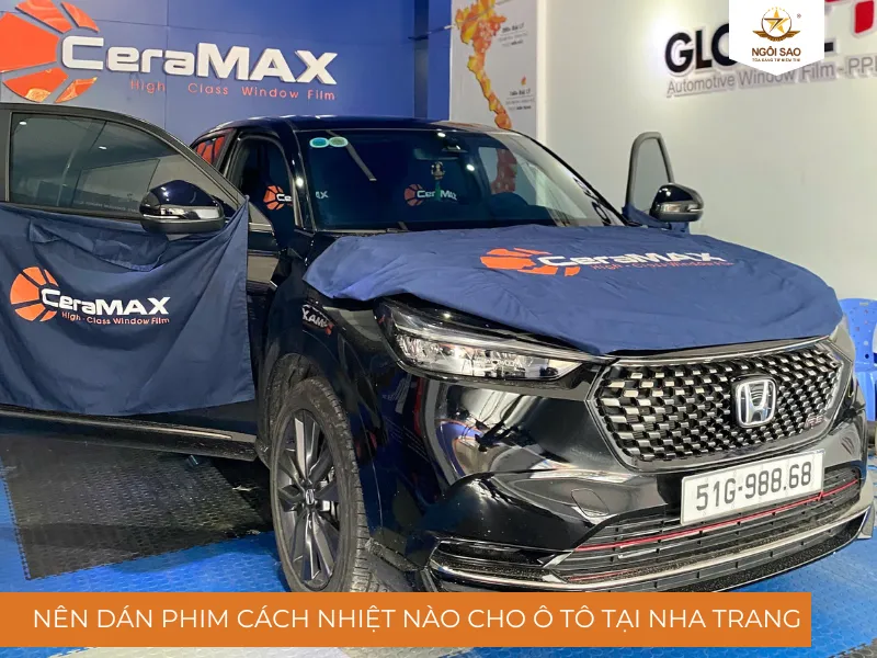 Dán phim cách nhiệt cho xe hơi tại Nha Trang