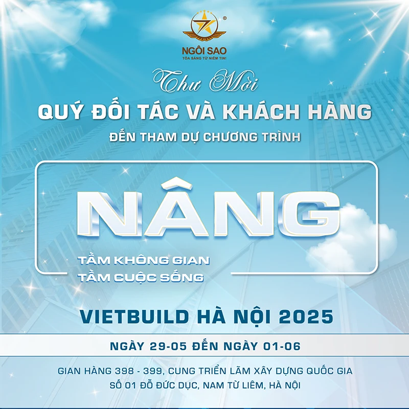 Thư mời tham gia triển lãm Vietbuild Hà Nội 2025