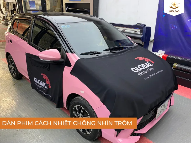 Dán phim cách nhiệt bảo vệ tài sản trên ô tô