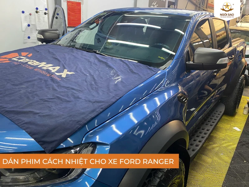 Dán phim cách nhiệt cho xe Ford Ranger