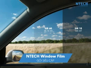 Dán phim cách nhiệt NTECH cho xe Hyundai Santa Fe