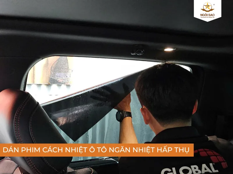 Dán phim cách nhiệt ô tô