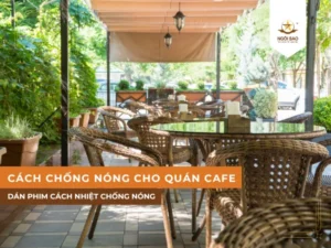 Cách chống nóng cho quán cafe hiệu quả