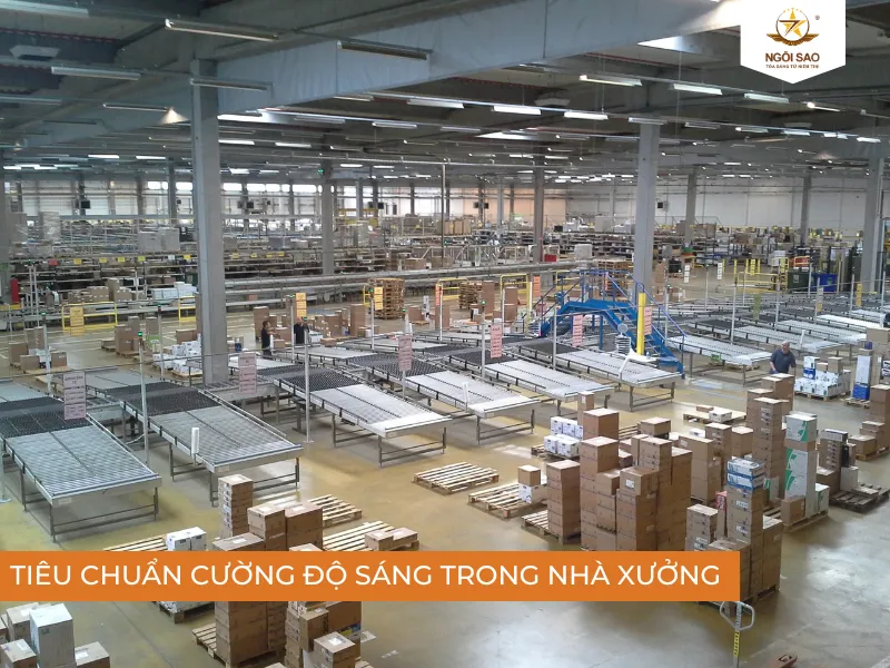 Tiêu chuẩn cường độ sáng trong không gian nhà xưởng, khu sản xuất